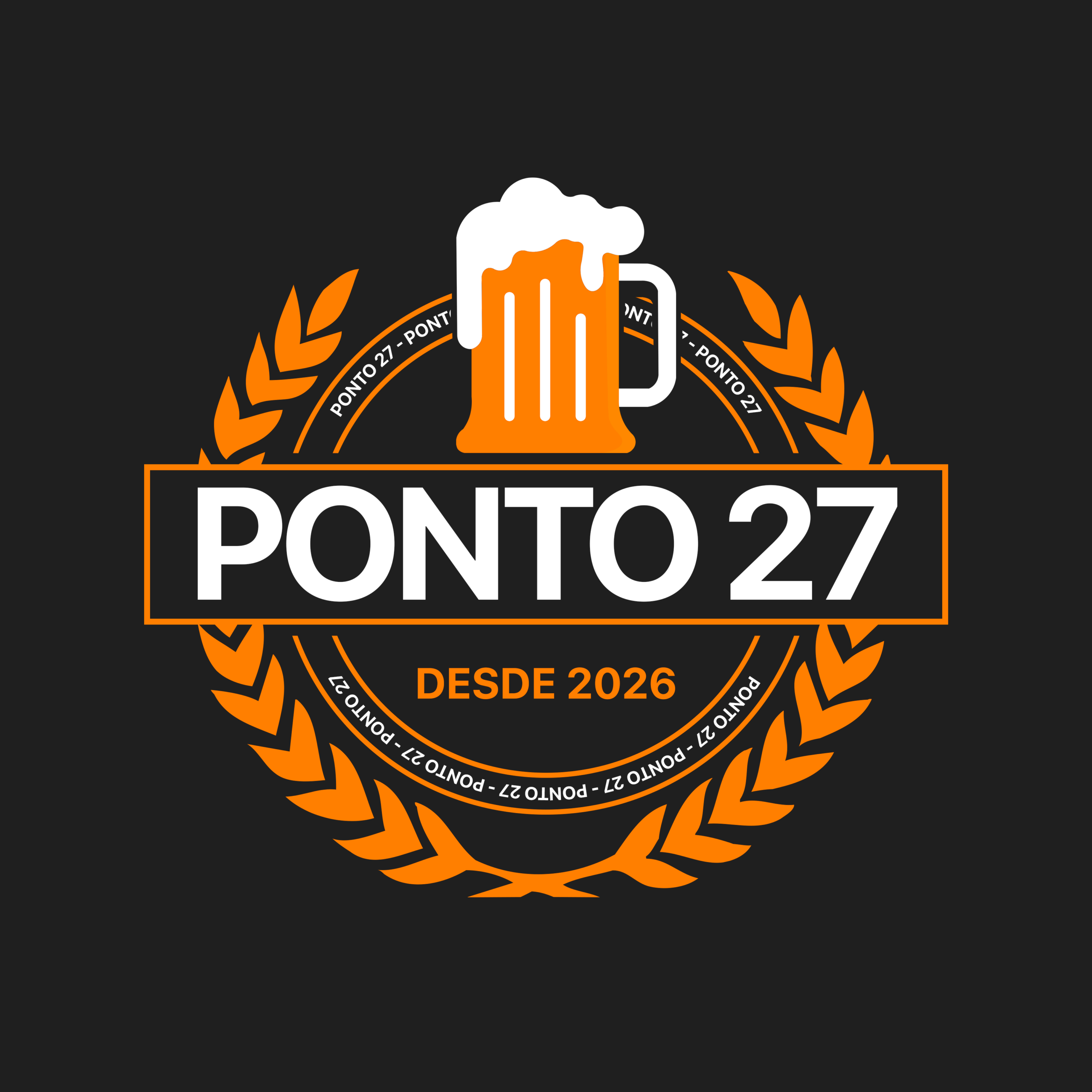 Logotipo Ponto 27 Bar & Petiscaria